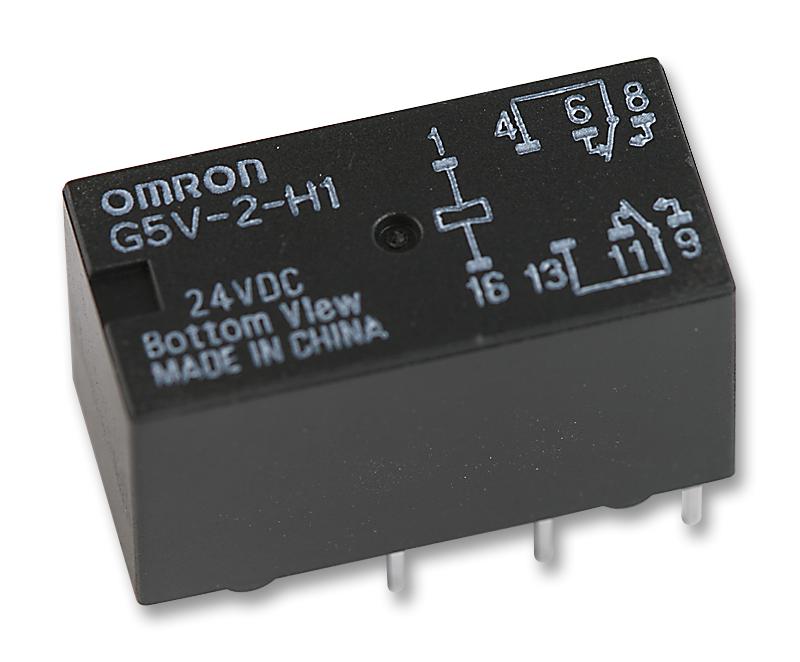 G5V 2 H1 DC24 Omron Electronic Components Signal Relay 24 VDC DPDT