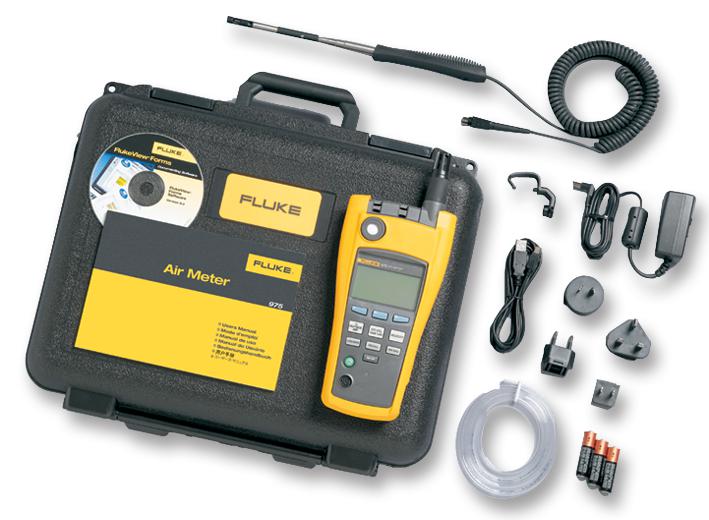 FLUKE 975V Fluke Anemometer, 0.25m/s to 15m/s, 20 °C