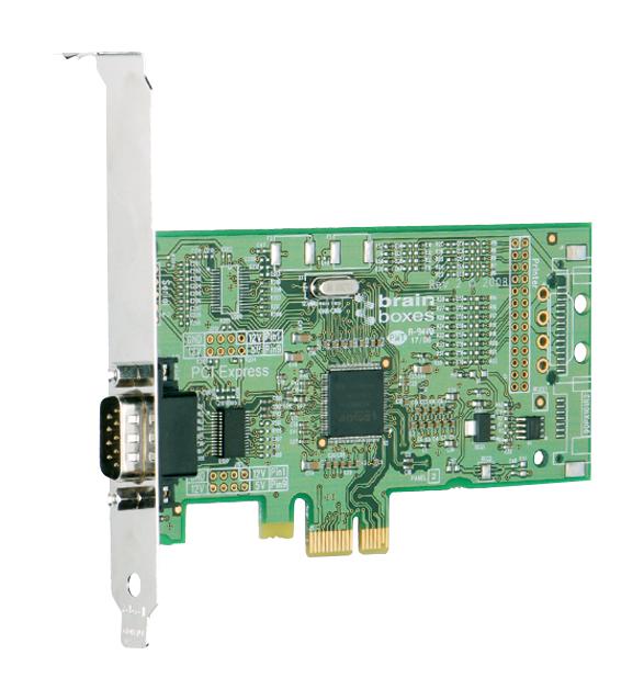 PX246 Brainboxes PCI Express Serial Communications Card, PCIe, 1 Port