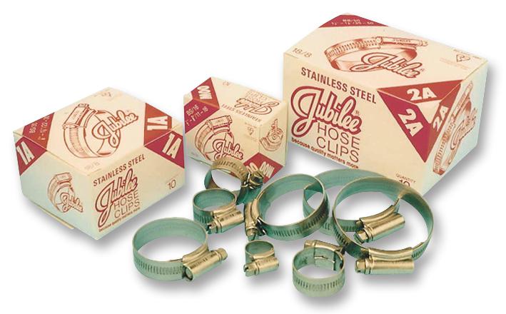 20mm 1//2in Jubilee JUBOOSS OO Stainless Steel Hose Clip 13mm 3//4in