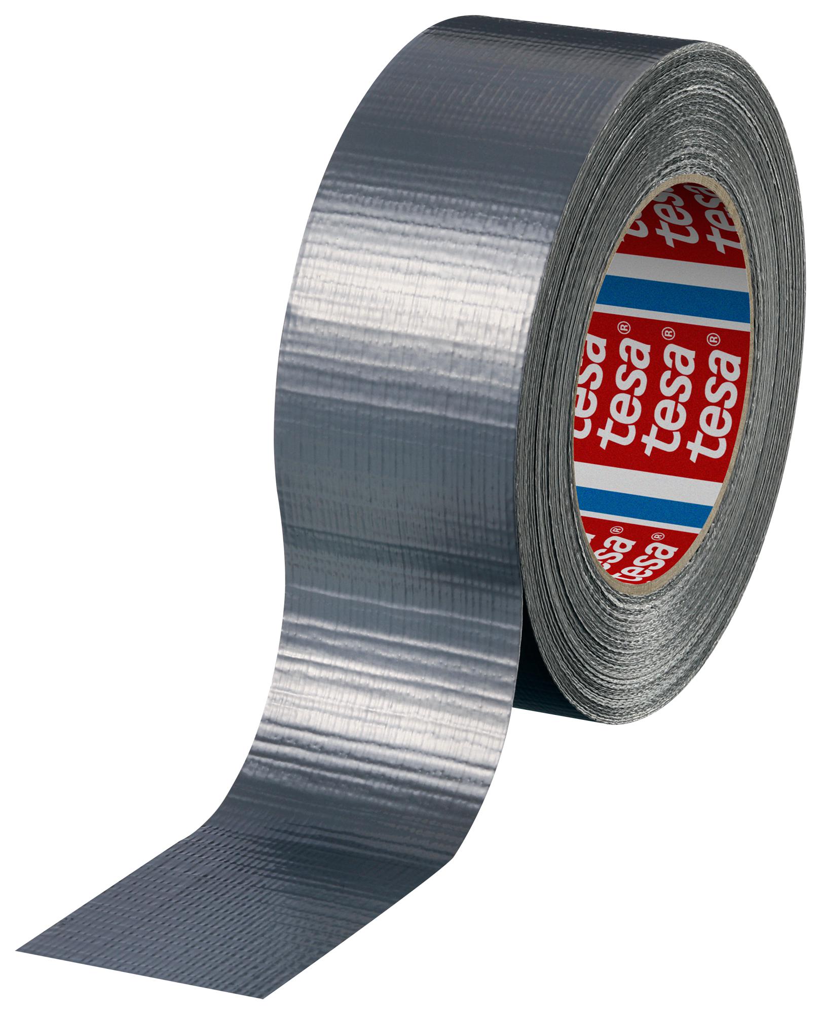 046130003700 Tesa Duct Tape, PE (Polyethylene) Cloth, Silver