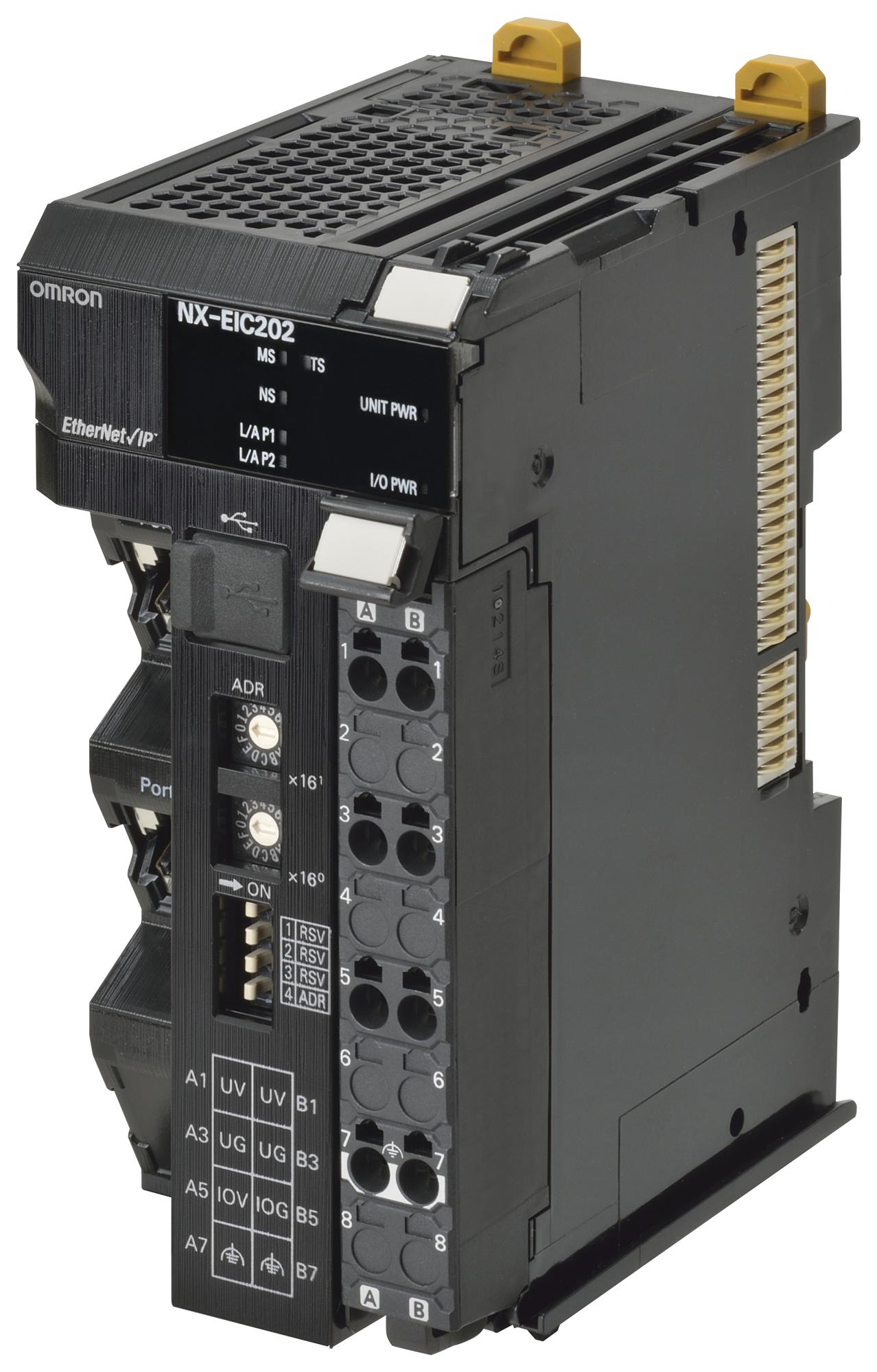 OMRON NX-EIC202 通信カプラー NX-EIC202 OMRON INDUSTRIAL AUTOMATION, Coupler Unit, EtherNet, IP