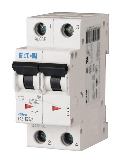 FAZ-C3/2 - Eaton Moeller - Thermal Magnetic Circuit Breaker, C Curve