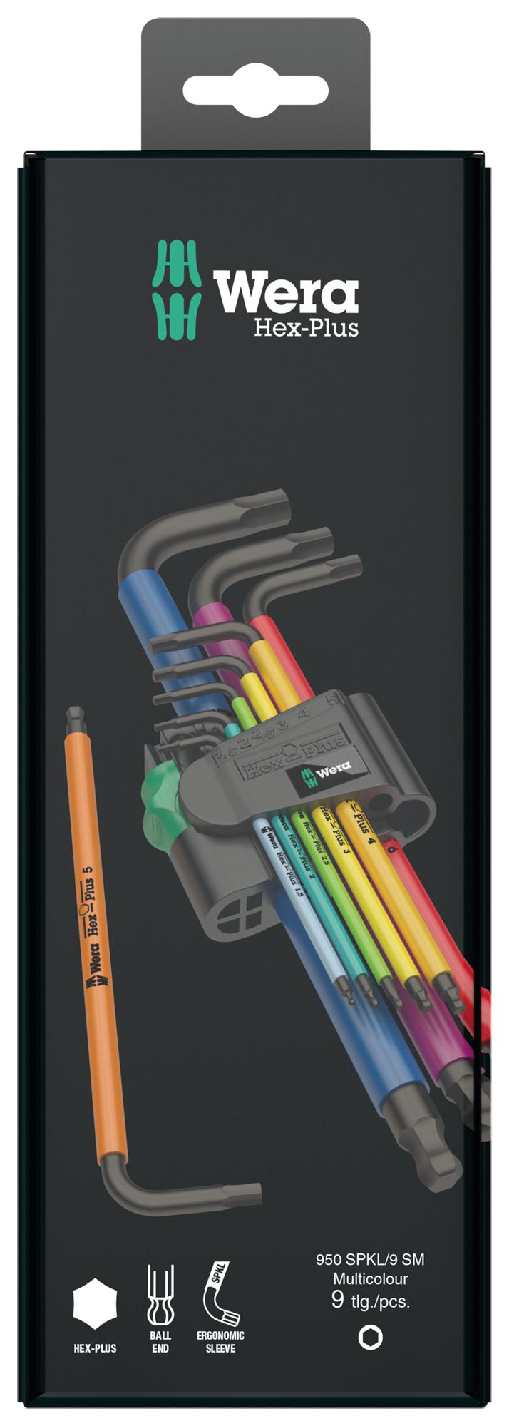 05022089001 Wera Hex Key Set, With Holder, Metric