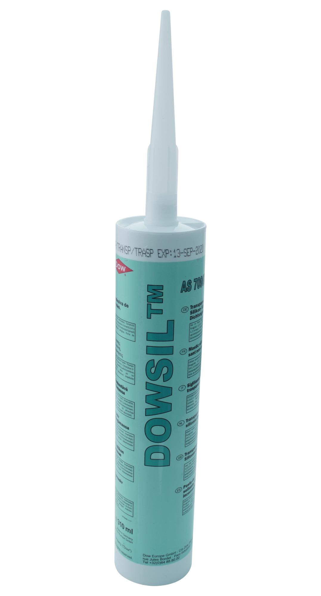 AS 7096N CLEAR, 310ML Dow SILICONE SEALANT, CARTRIDGE, CLEAR