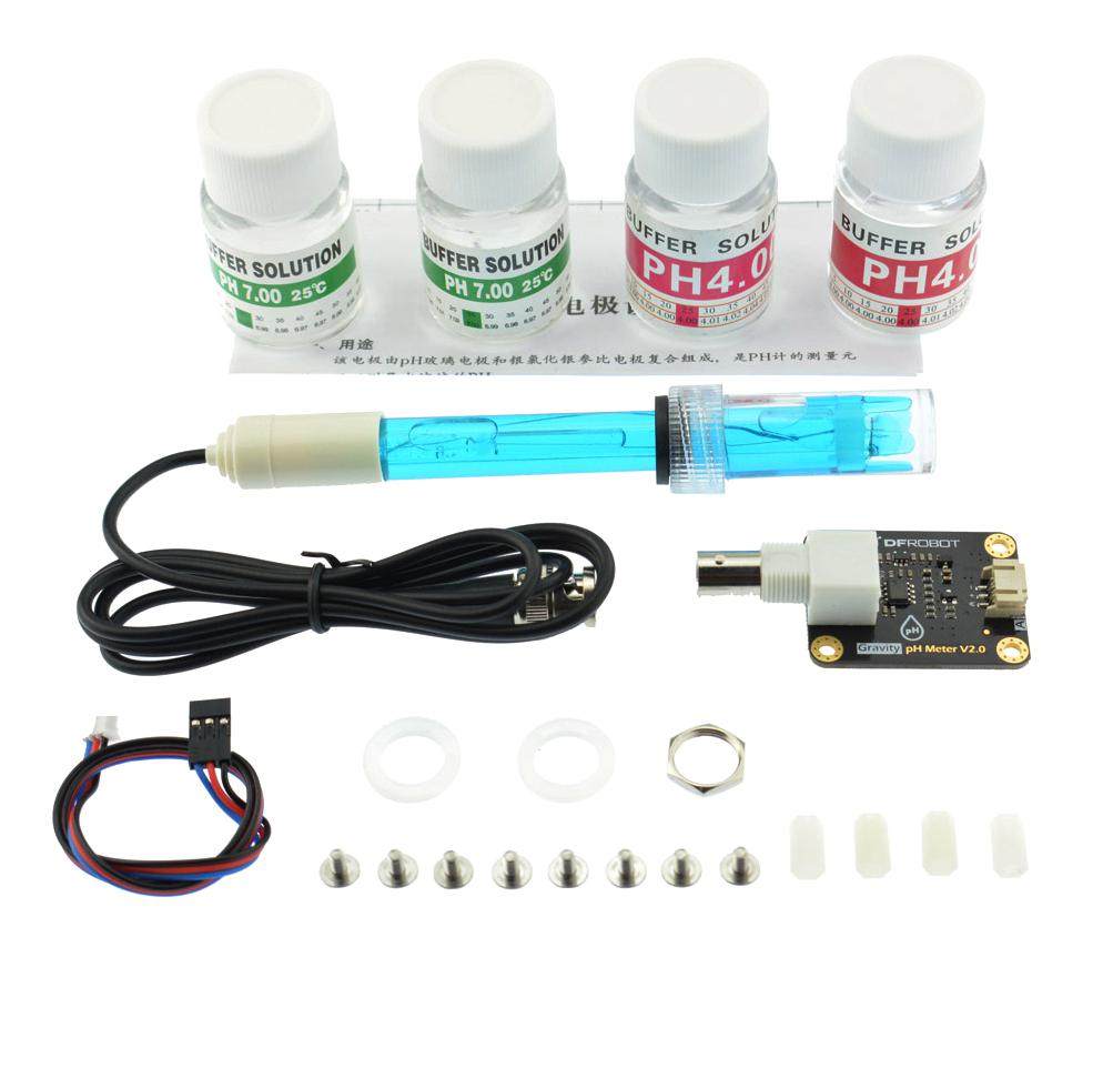 SEN0161V2 Dfrobot PH Sensor / Meter Kit, V2, Gravity