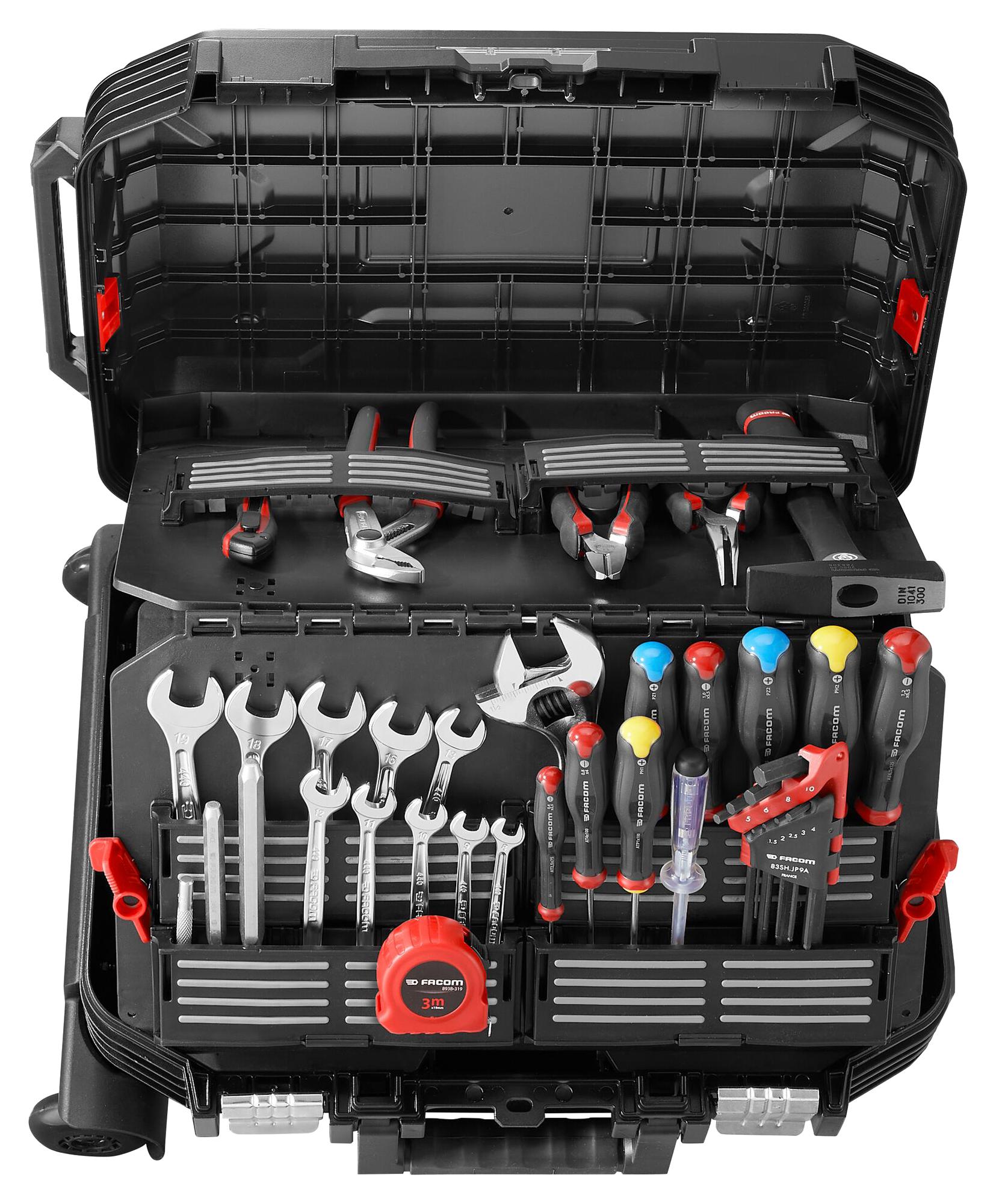 BV.R30CM1PB Rolling Tool Case, 32 PC, 12.5Kg