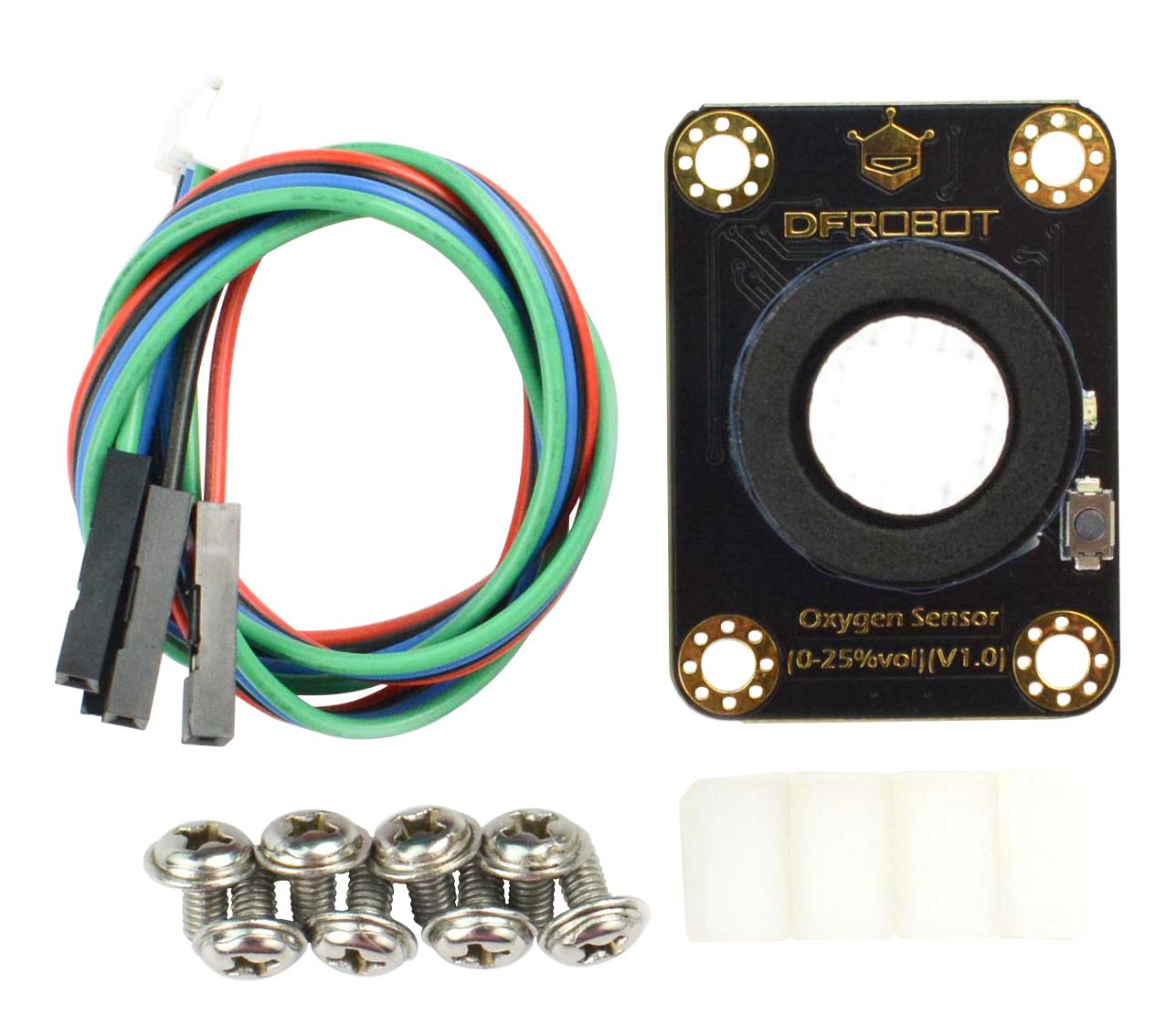SEN0322 - Dfrobot - Electrochemical Oxygen/O2 Sensor, Cable, Post