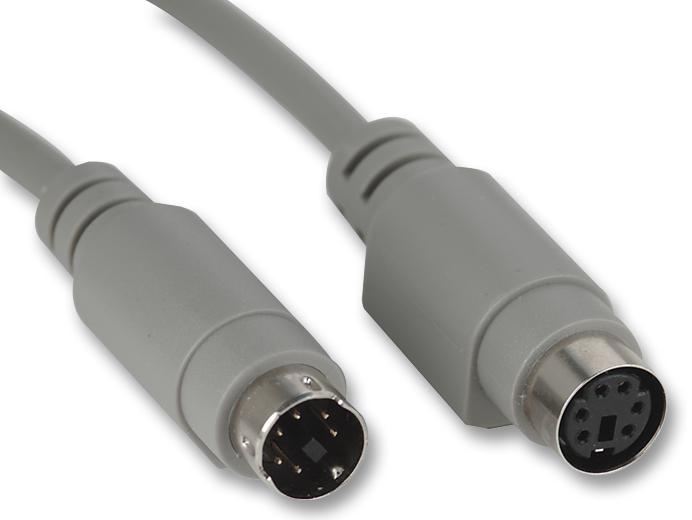 PS11287 Pro Signal Computer Cable, MiniDIN Socket, 6 Way (PS/2)