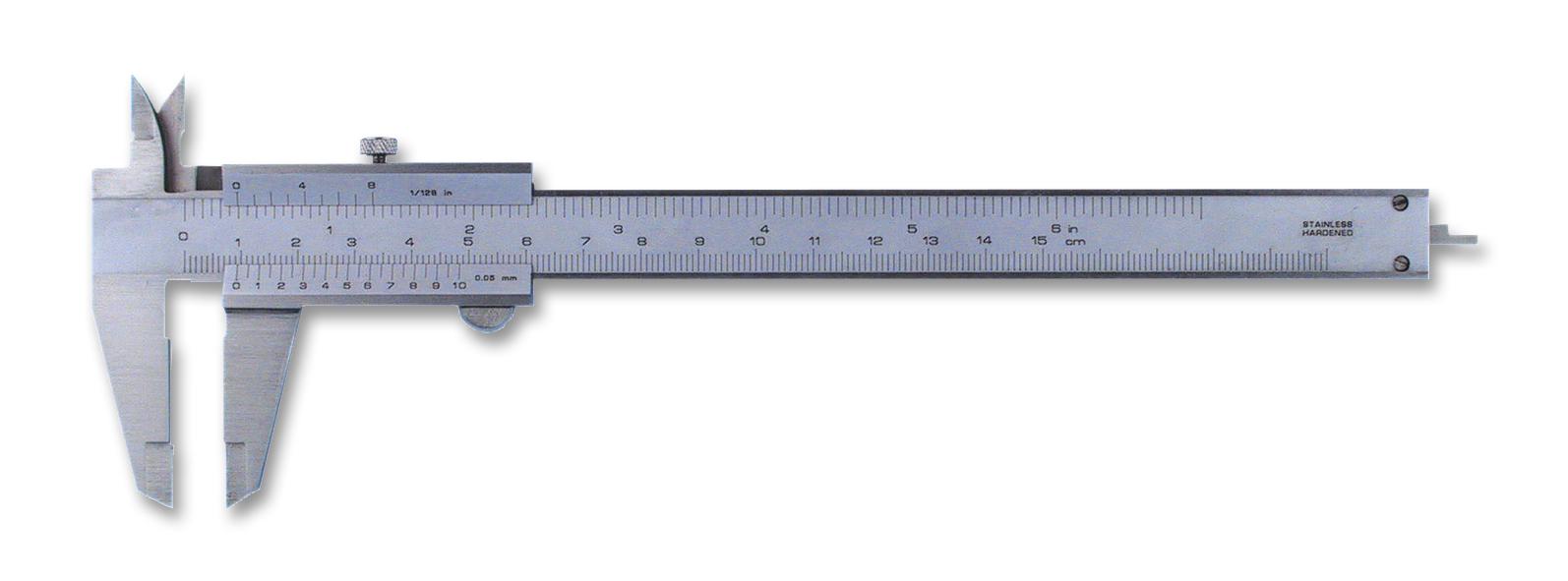 10002 Hitec Vernier Caliper, 150mm, 0.05mm Resolution