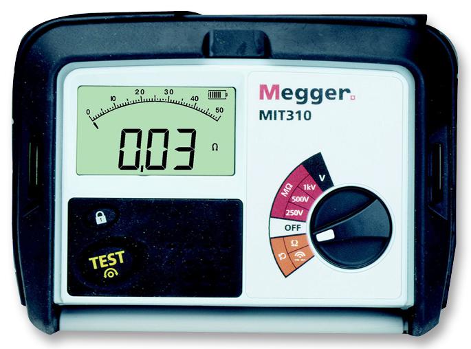 MIT310EN Megger Insulation Tester, Analogue / Digital Megohmmeter