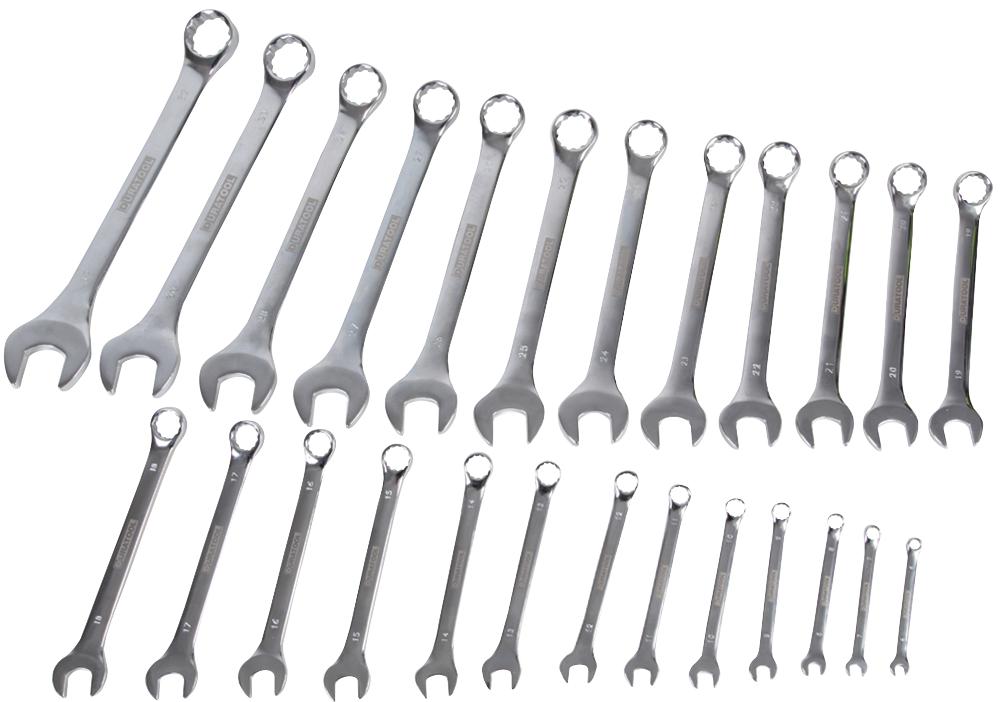 D03081 Duratool Spanner Set, Nylon Pouch, Combination
