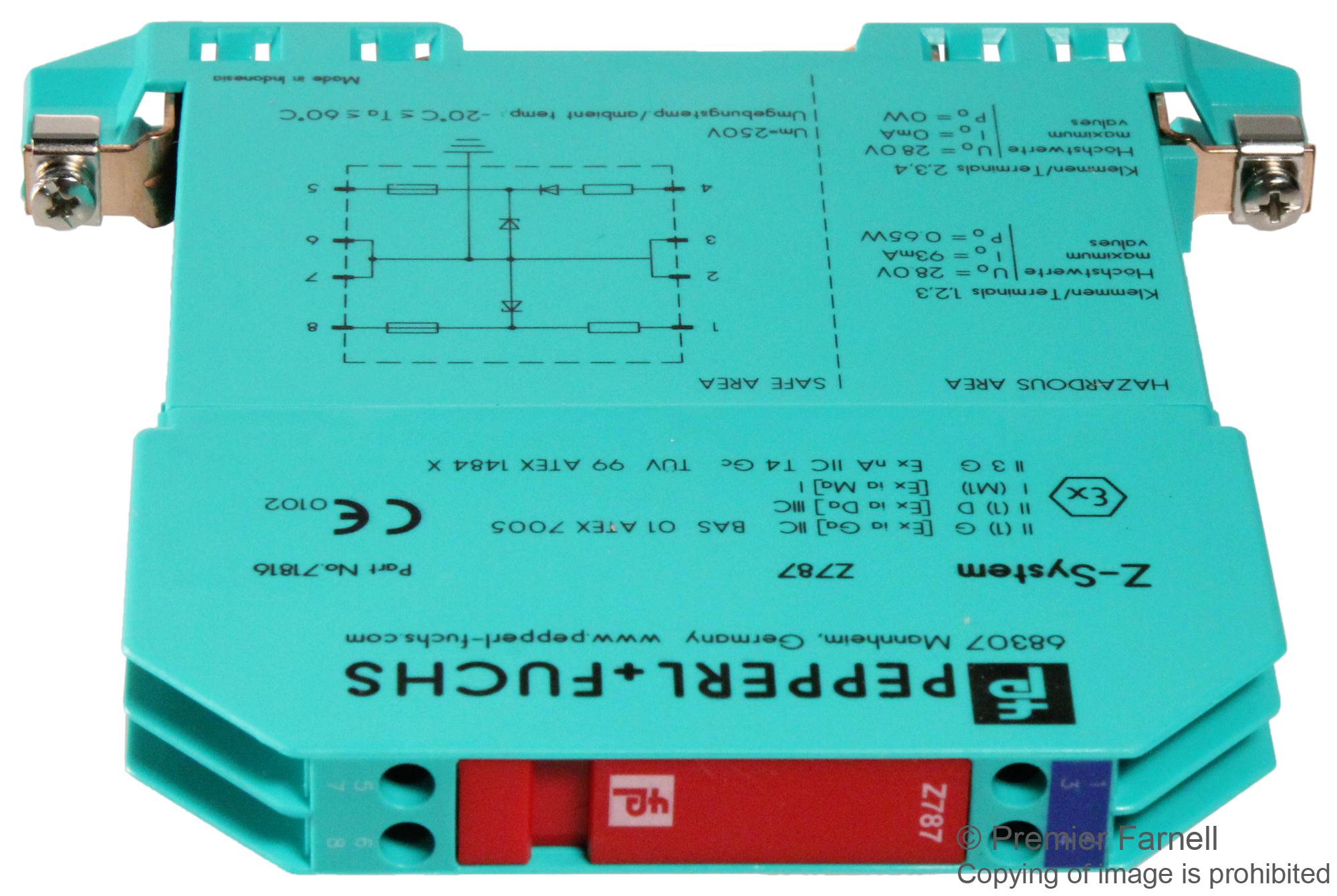 Z787 Pepperl+fuchs Pa ZENER BARRIER