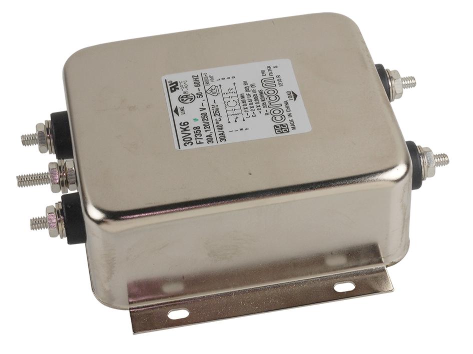 30VK6 - Corcom - Te Connectivity - RFI LINE FILTER