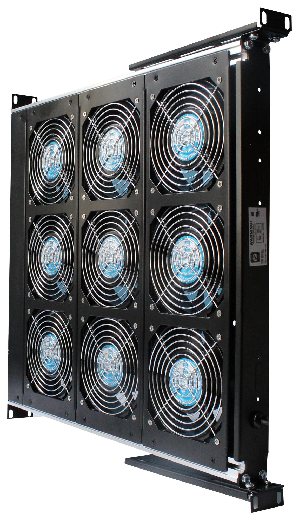 OET905 - Orion Fans - ENCLOSURE, EC FAN TRAY, 9 FAN