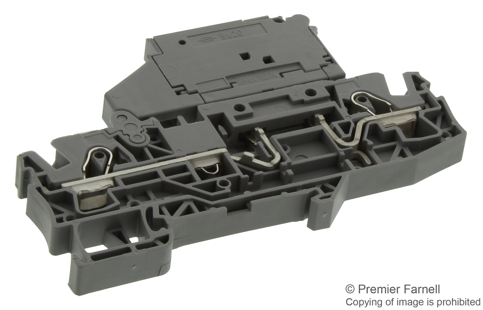20061611. Wago TERMINAL BLOCK, FUSE, 2 POSITION