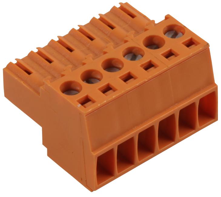 1597400000 Weidmuller TERMINAL BLOCK, PLUGGABLE, 6POS