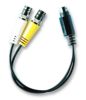 110028919 110028919 - Audio / Video Cable Assembly, Mini-DIN Plug, 4 Way, (S-VHS), BNC Socket, x 2, 6