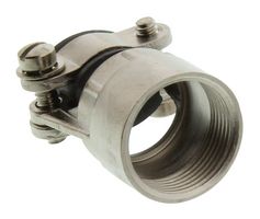 SOURIAU-SUNBANK / EATON UT012AC Circular Connector Clamp, Straight w/ Cable Clamp, 12, 8.2 mm, Metal, Souriau Trim Trio UT0