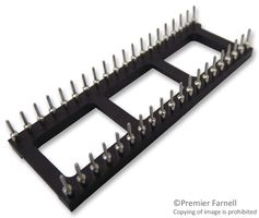 TE CONNECTIVITY - AMP 840-AG11D-ESL-LF IC & Component Socket, 40 Contacts, DIP, 2.54 mm, 800, 15.24 mm, Beryllium Copper