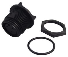 BULGIN LIMITED PX0413/03S/PC Circular Connector, IP68, Rear Mount, Circular Power Connector, Buccaneer 400 Series