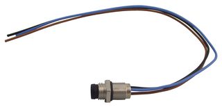 BINDER 09-3403-00-03 Circular Connector, Subminiature Circular Connector, 718 Series, Panel Mount Receptacle, 3 Contacts