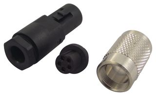 BINDER 99 0414 00 05 Circular Connector, Subminiature Circular Connector, 712 Series, Cable Mount Receptacle, 5 Contacts