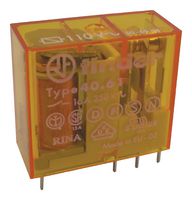 FINDER 40.61.8.110.0000 General Purpose Relay, 40 Series, Power, SPDT, 110 VAC, 16 A