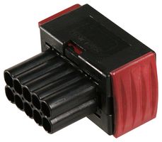 TE CONNECTIVITY - AMP 1-967240-1 Connector Housing, Junior Power Timer, Receptacle, 10 Ways, JPT socket contacts
