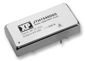 XP POWER JTH1548D05 Isolated Through Hole DC/DC Converter, 4:1 Input, ITE, DIP, 4:1, 15 W, 2 Output, 5 V