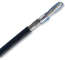 BELDEN 1696A B59250 CABLE, AUDIO, BLACK, 5.94MM, 76.2M