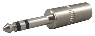 SCHURTER 4802.1300 Phone Audio Connector, Screened, 3 Contacts, Plug, 3.5 mm, Cable Mount, Silver Plated Contacts