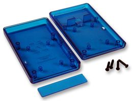 HAMMOND 1593TTBU Plastic Enclosure, Recessed Top, Handheld, ABS, 21 mm, 66 mm, 112 mm