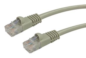 VIDEK 2965-15 Ethernet Cable, Patch Lead, Cat5e, RJ45 Plug to RJ45 Plug, Beige, 15 m