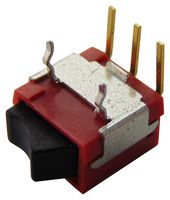 MULTICOMP PRO 4US1R102M6RN Rocker Switch, On-On, SPDT, Non Illuminated, Through Hole, Black, 4U
