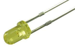 MULTICOMP PRO MCL034YT LED, Yellow, Through Hole, T-1 (3mm), 20 mA, 2.1 V, 590 nm