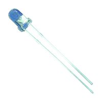MULTICOMP PRO MCL034BGC LED, Blue Green, Through Hole, T-1 (3mm), 20 mA, 3.4 V, 510 nm