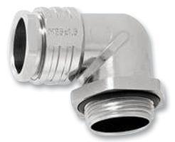 LAPP 52107820 Cable Gland, M20 x 1.5, 4 mm, 13 mm, Zinc Alloy, Metallic - Nickel Finish, IP55