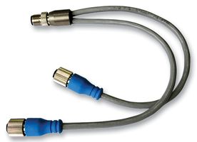 JAEGER YM1252FFD05008B Y M/F WITH SHIELDED CABLE 5CTS 0, 8M