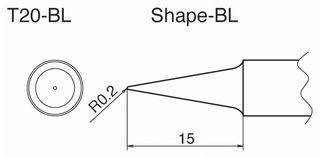 T20-BL. HAKKO, TIP, SHAPE BL | element14 Malaysia