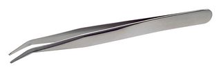 LINDSTROM TL SM115-SA Tweezer, Grooved, SMD, 120 mm, Stainless Steel Body, Stainless Steel Tip