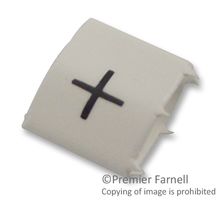 PRO POWER LHS3-1TW/+ Wire Marker, Pre Printed Heat Shrinkable Sleeve, + (Plus), PO (Polyolefin), White, 5mm x 6mm, 3 mm