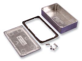 HAMMOND 1550WL Metal Enclosure, Diecast, Light Duty, Watertight, IP66, Small, Diecast Aluminium, 165 mm, 127 mm