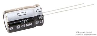 PANASONIC ECA1EHG331 Electrolytic Capacitor, 330 µF, 25 V, ± 20%, Radial Leaded, 1000 hours @ 105°C, Polar