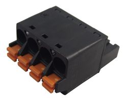 WEIDMULLER 1013450000 Pluggable Terminal Block, 5.08 mm, 4 Ways, 26 AWG, 12 AWG, 2.5 mm², Push In