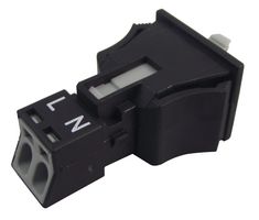 WAGO 890-702 Pluggable Terminal Block, 2 Ways, 1.5 mm², Snap In