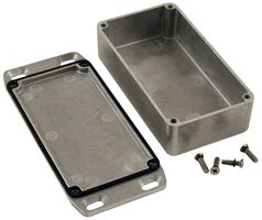 HAMMOND 1590WNFL Metal Enclosure, Diecast, Light Duty, Watertight, Flanged Lid, Small, Diecast Aluminium, 40 mm