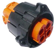 ITT CANNON APD-59BS-HV Circular Connector, Standard Circular Connector, APD Series, Cable Mount Plug, 4 Contacts