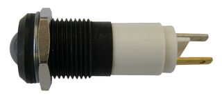 CML INNOVATIVE TECHNOLOGIES 192B135W LED Panel Mount Indicator, Black Chrome Bezel, Cool White, 24 V, 14 mm, 9 mA, 500 mcd, IP67