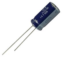 CHEMI-CON ELXY630ELL470MH12D Electrolytic Capacitor, Miniature, 47 µF, 63 V, ± 20%, Radial Leaded, 1000 hours @ 105°C, Polar